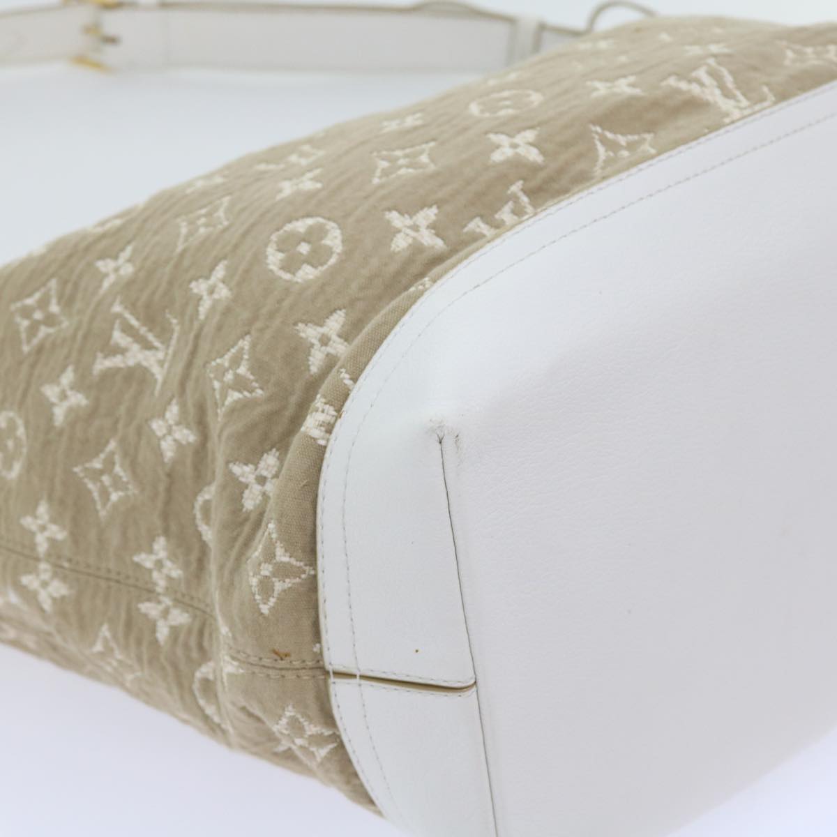 LOUIS VUITTON Monogram Sabia Buzzus PM Bag Beige Bron M93499 LV ki3632