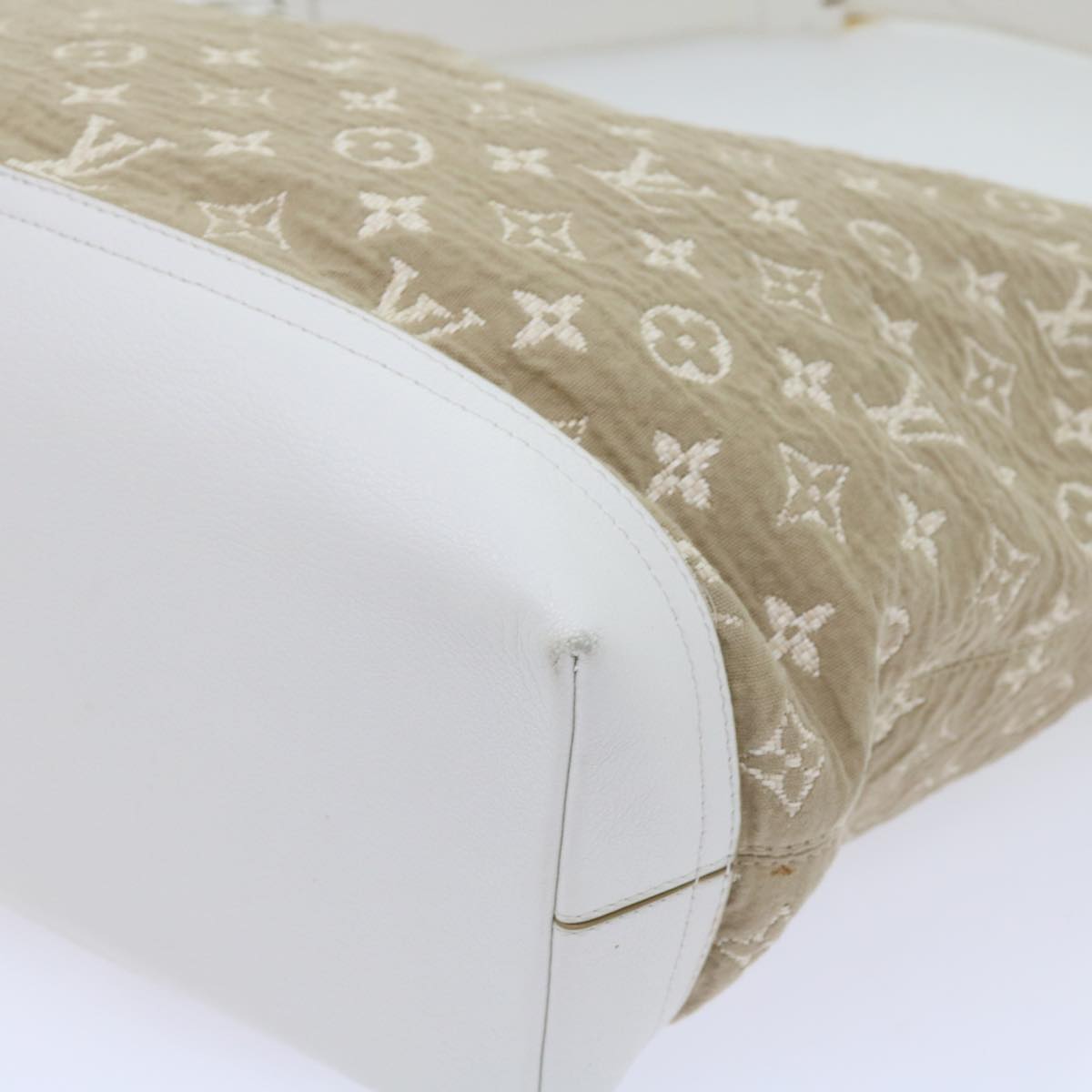 LOUIS VUITTON Monogram Sabia Buzzus PM Bag Beige Bron M93499 LV ki3632