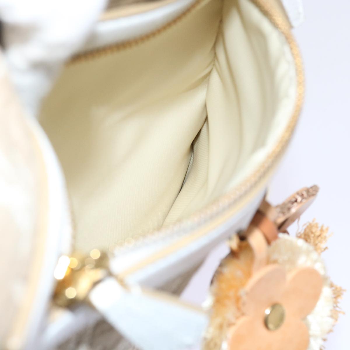 LOUIS VUITTON Monogram Sabia Buzzus PM Bag Beige Bron M93499 LV ki3632