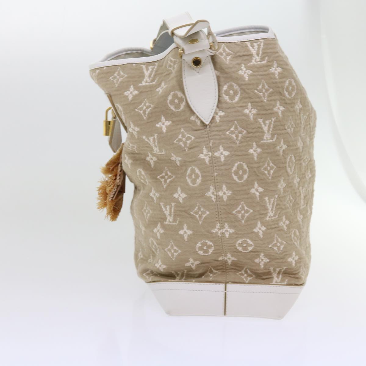 LOUIS VUITTON Monogram Sabia Buzzus PM Bag Beige Bron M93499 LV ki3632