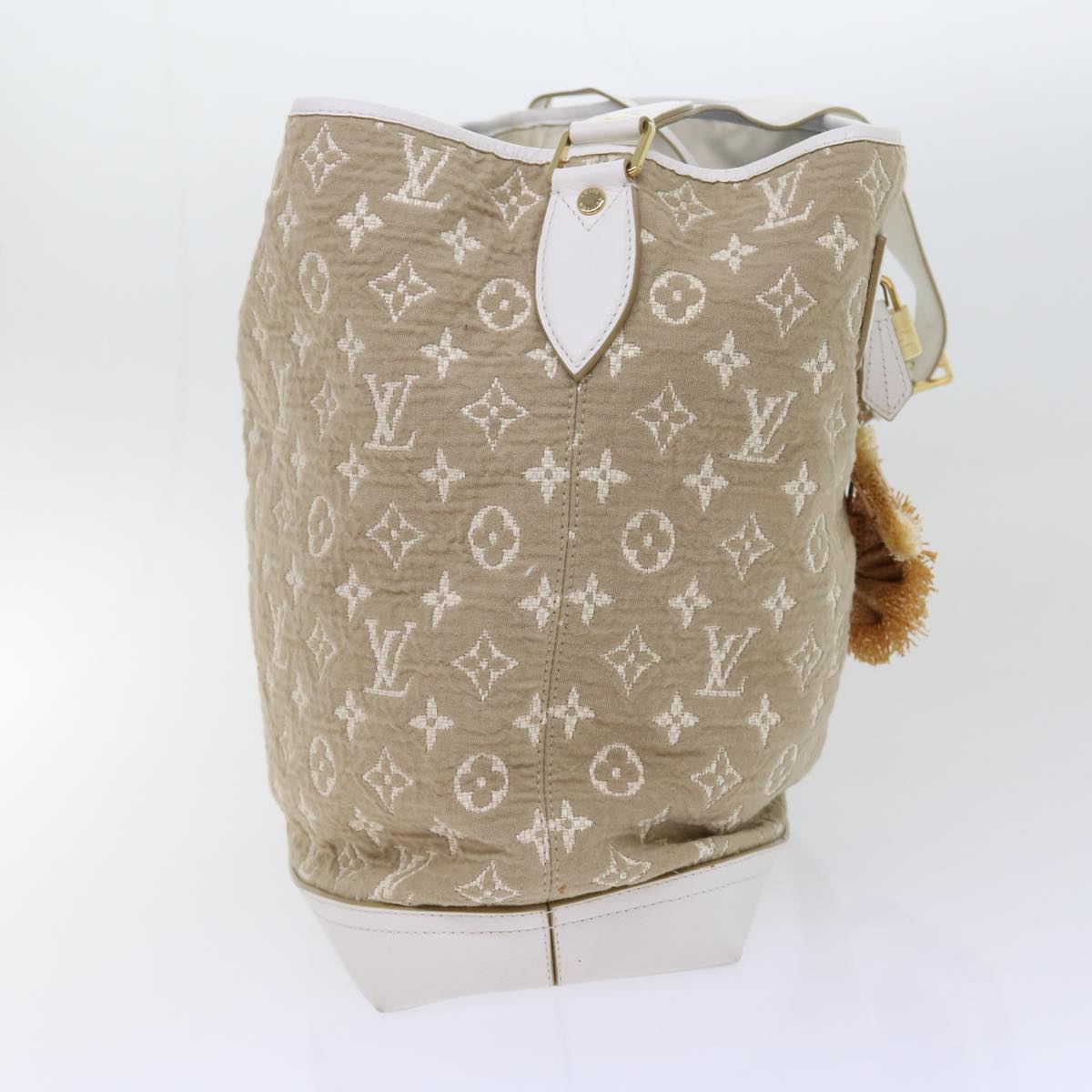 LOUIS VUITTON Monogram Sabia Buzzus PM Bag Beige Bron M93499 LV ki3632