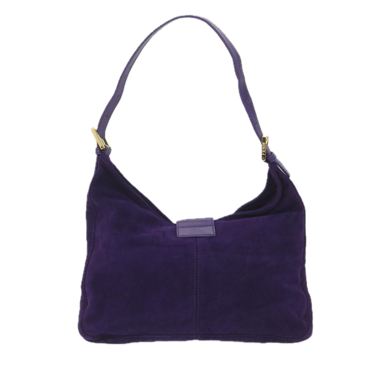 Luxury FendiMamma Baguette Shoulder Bag Suede Purple 2258 26569 009ki3664