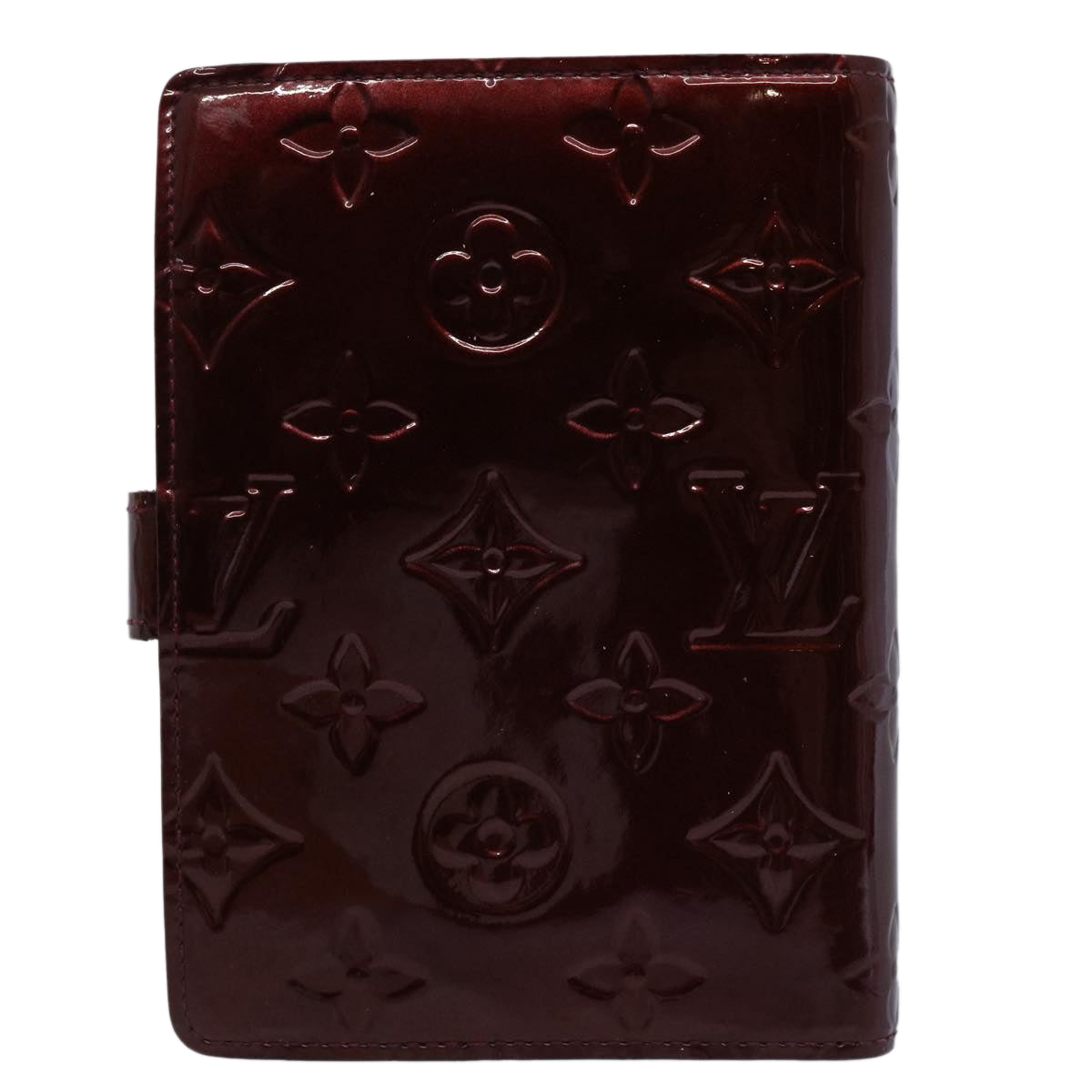 LOUIS VUITTON Monogram Vernis Agenda PM Day Planner Amarante R21026 ki3909