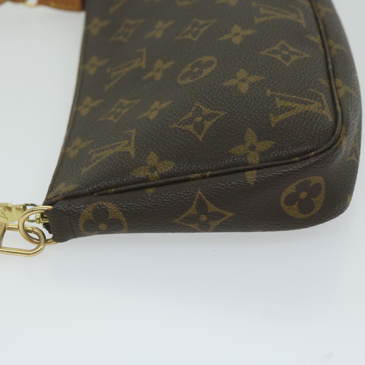 LOUIS VUITTON Monogram Pochette Accessoires Pouch M51980 LV ki3928