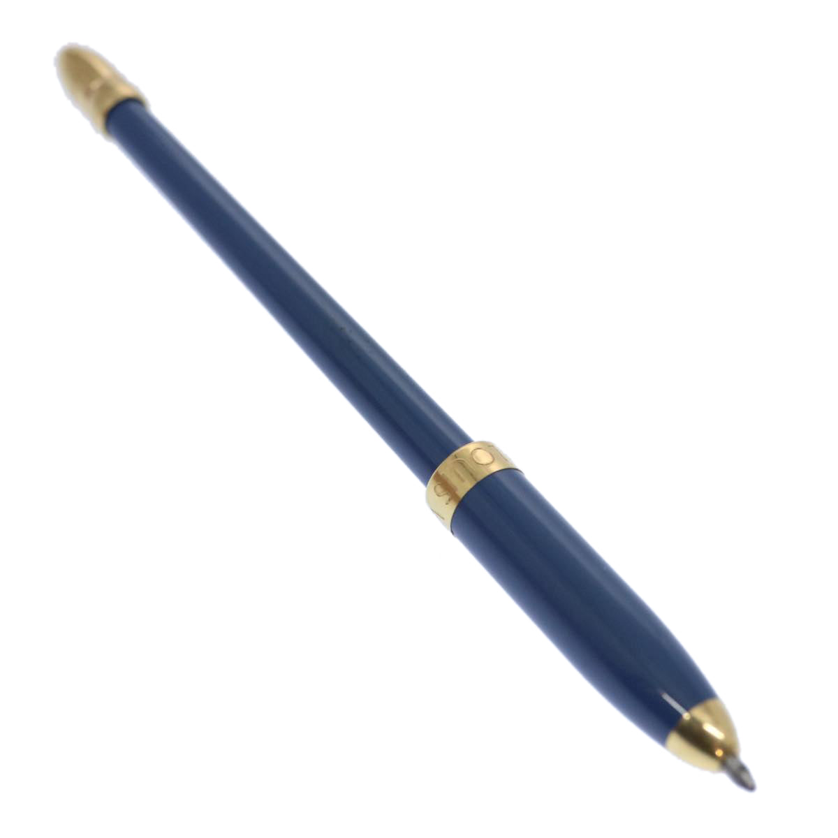 LOUIS VUITTON Styro Agenda Ballpoint Pen Blue LV ki3958
