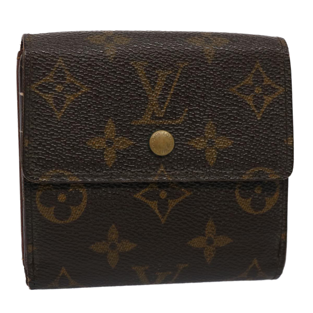 LOUIS VUITTON Monogram Porte Monnaie Bier Cartes Crdit Wallet M61652 ki3963