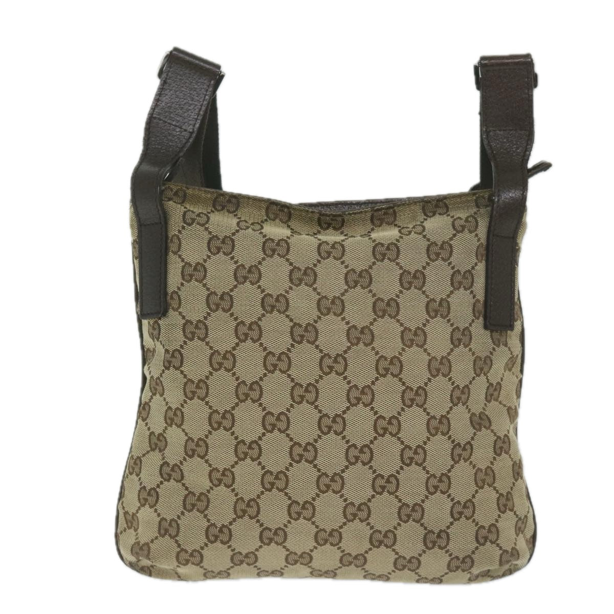 GUCCI GG Canvas Shoulder Bag Beige 122793  ki3975