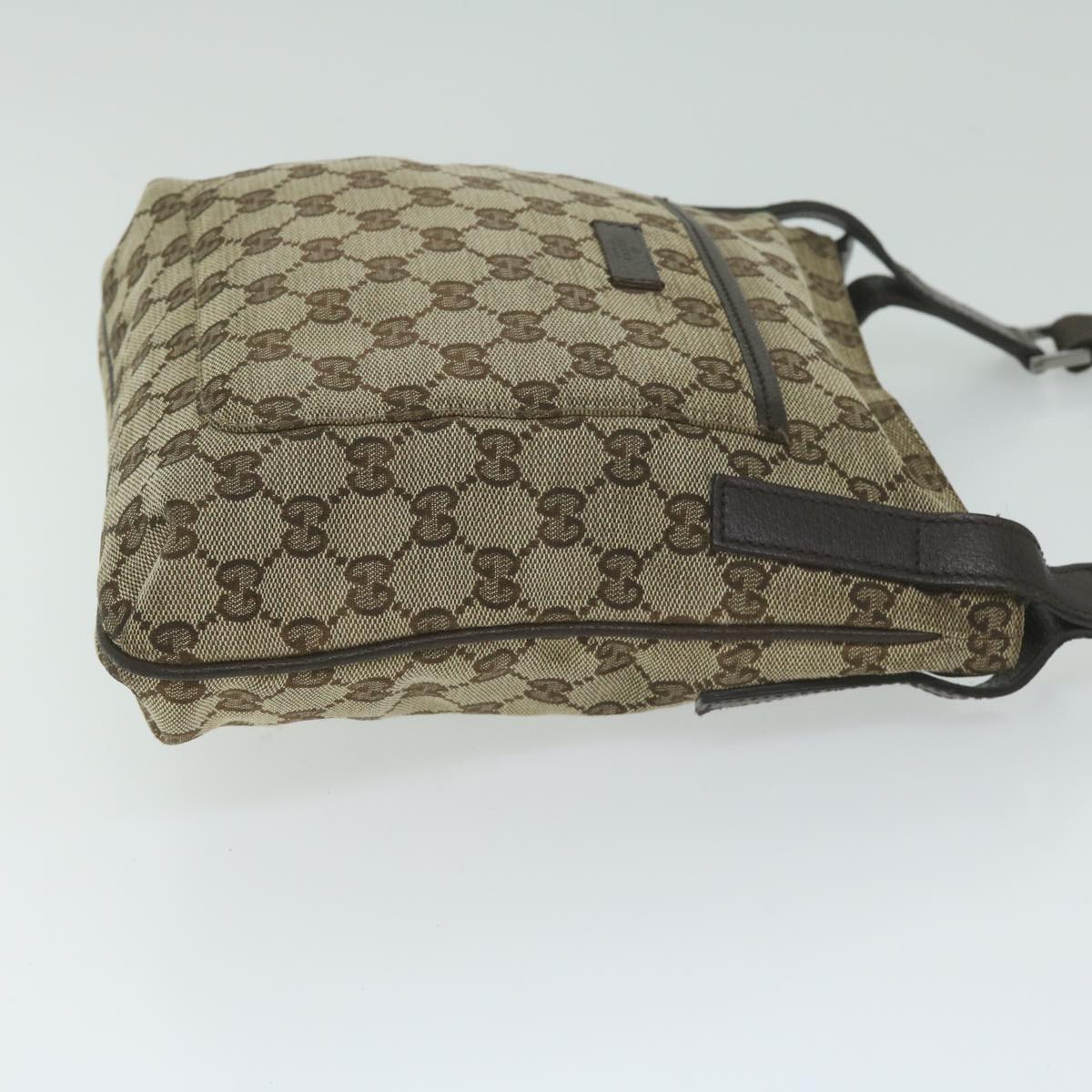 GUCCI GG Canvas Shoulder Bag Beige 122793  ki3975