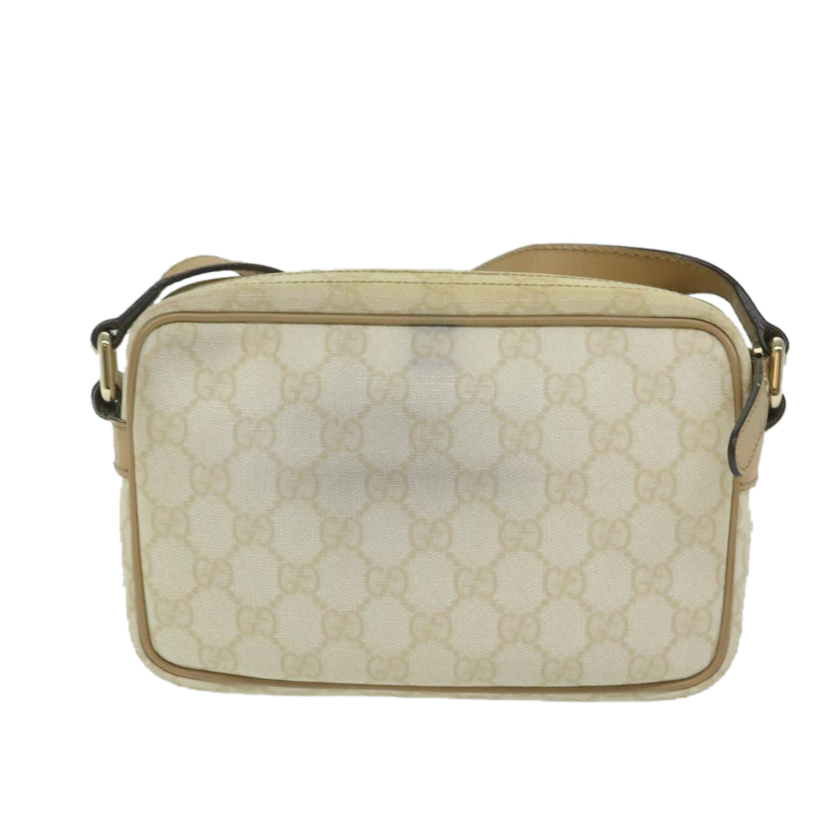 GUCCI GG Supreme Shoulder Bag White 201447  ki3993