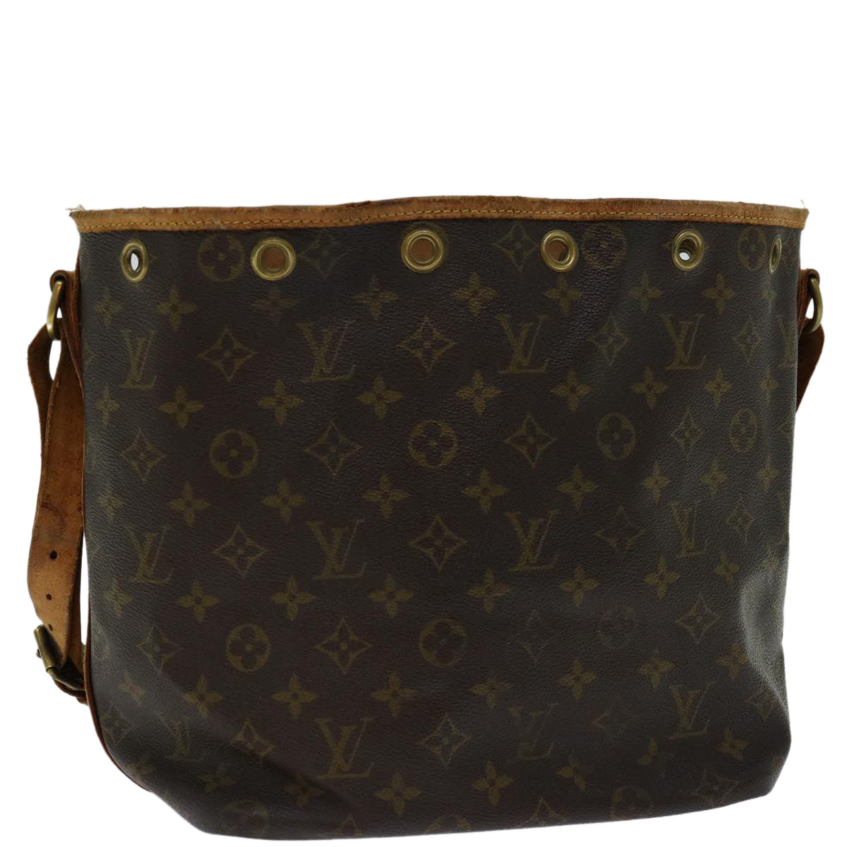 LOUIS VUITTON Monogram Petit Noe Shoulder Bag M42226 LV ki4070