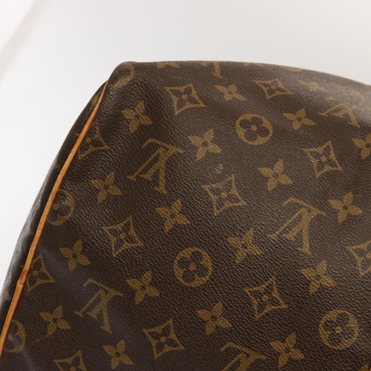 LOUIS VUITTON Monogram Sac Souple 55 Boston Bag M41622 LV ki4215