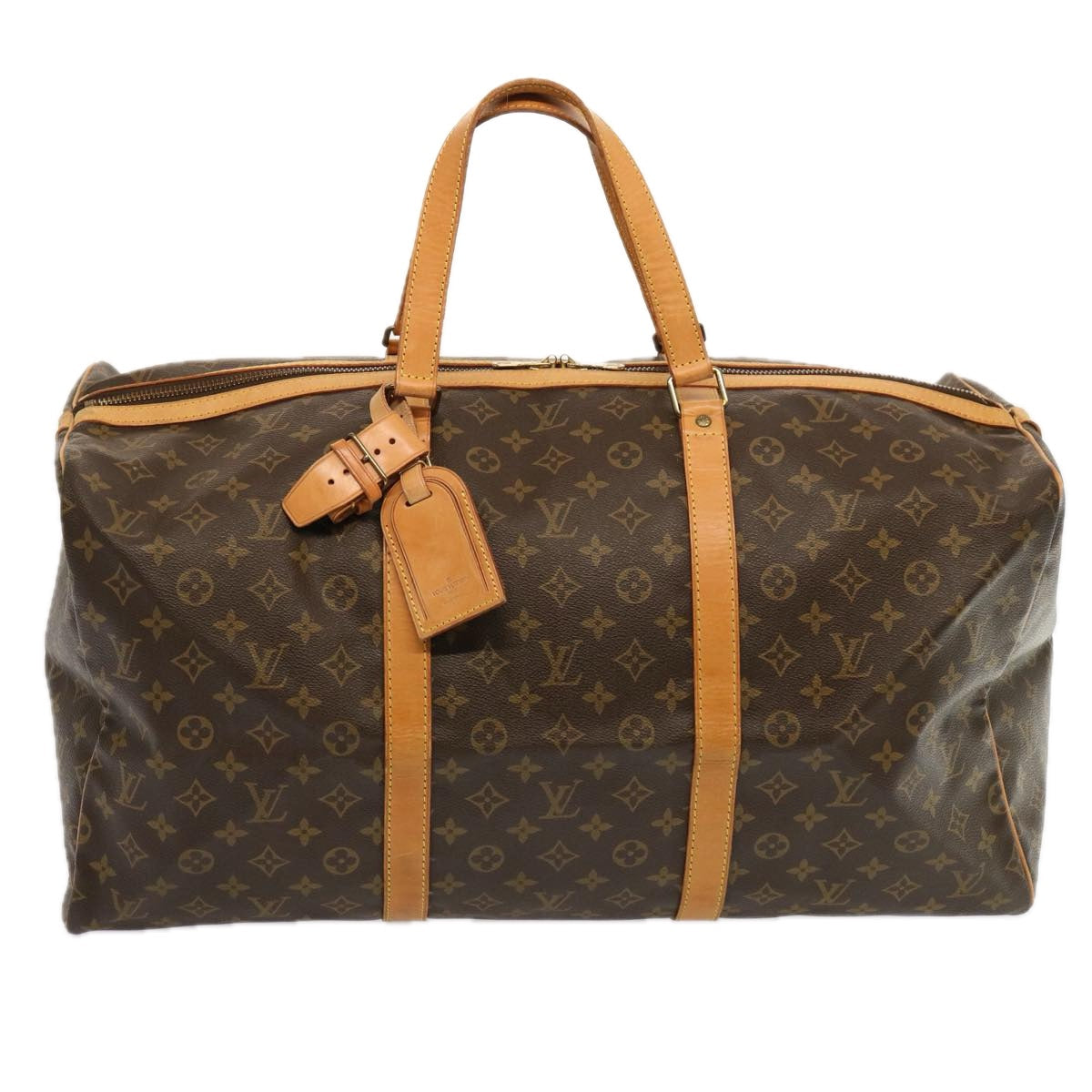 LOUIS VUITTON Monogram Sac Souple 55 Boston Bag M41622 LV ki4215