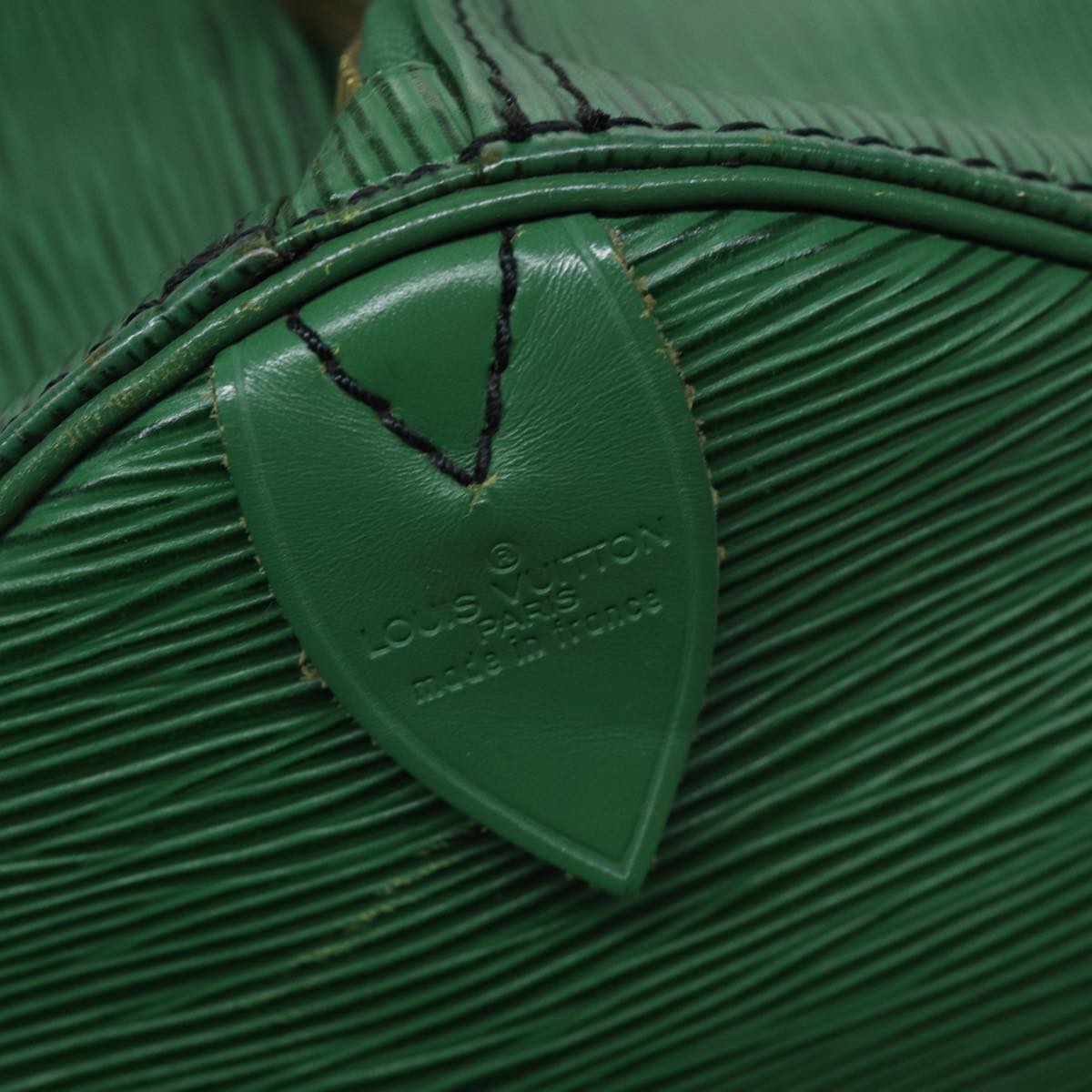 LOUIS VUITTON Epi Keepall 55 Boston Bag Green M42954 LV ki4249