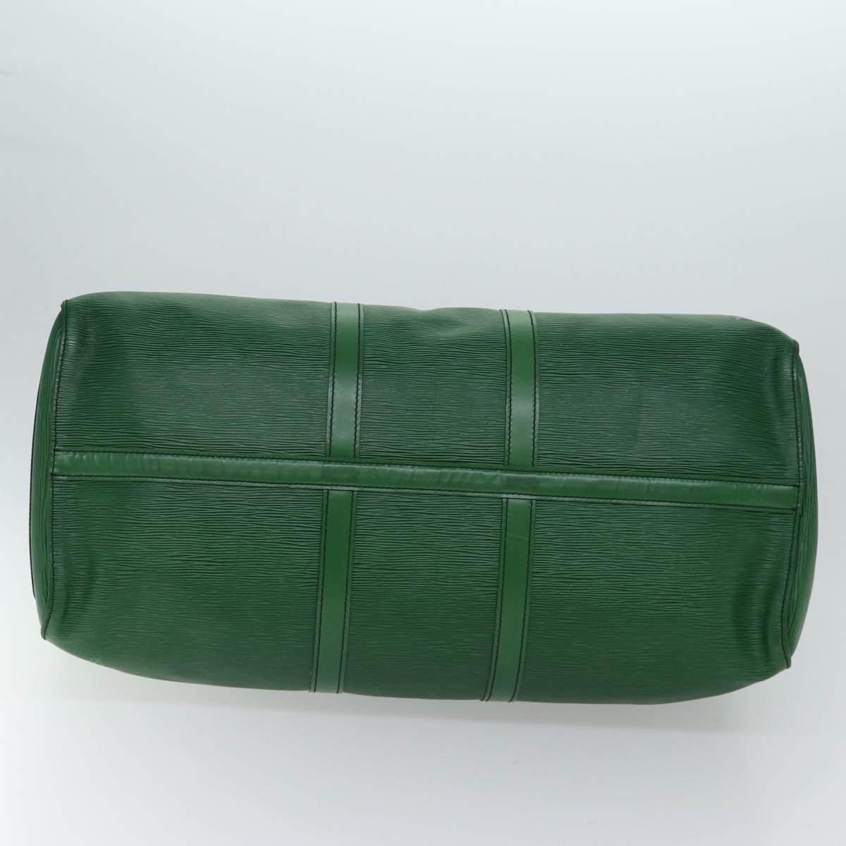 LOUIS VUITTON Epi Keepall 55 Boston Bag Green M42954 LV ki4249
