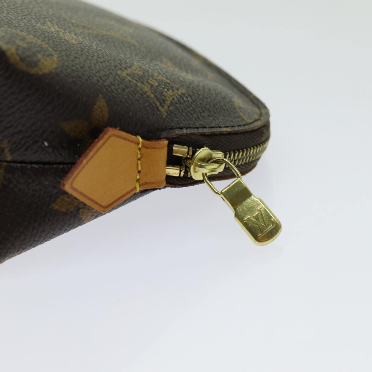 LOUIS VUITTON Monogram Pochette Cosmetic PM Cosmetic Pouch M47515 LV ki4325