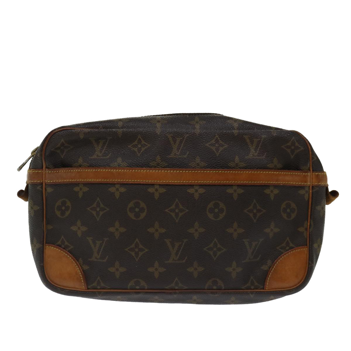 LOUIS VUITTON Monogram Compiegne 28 Clutch Bag M51845 LV ki4326
