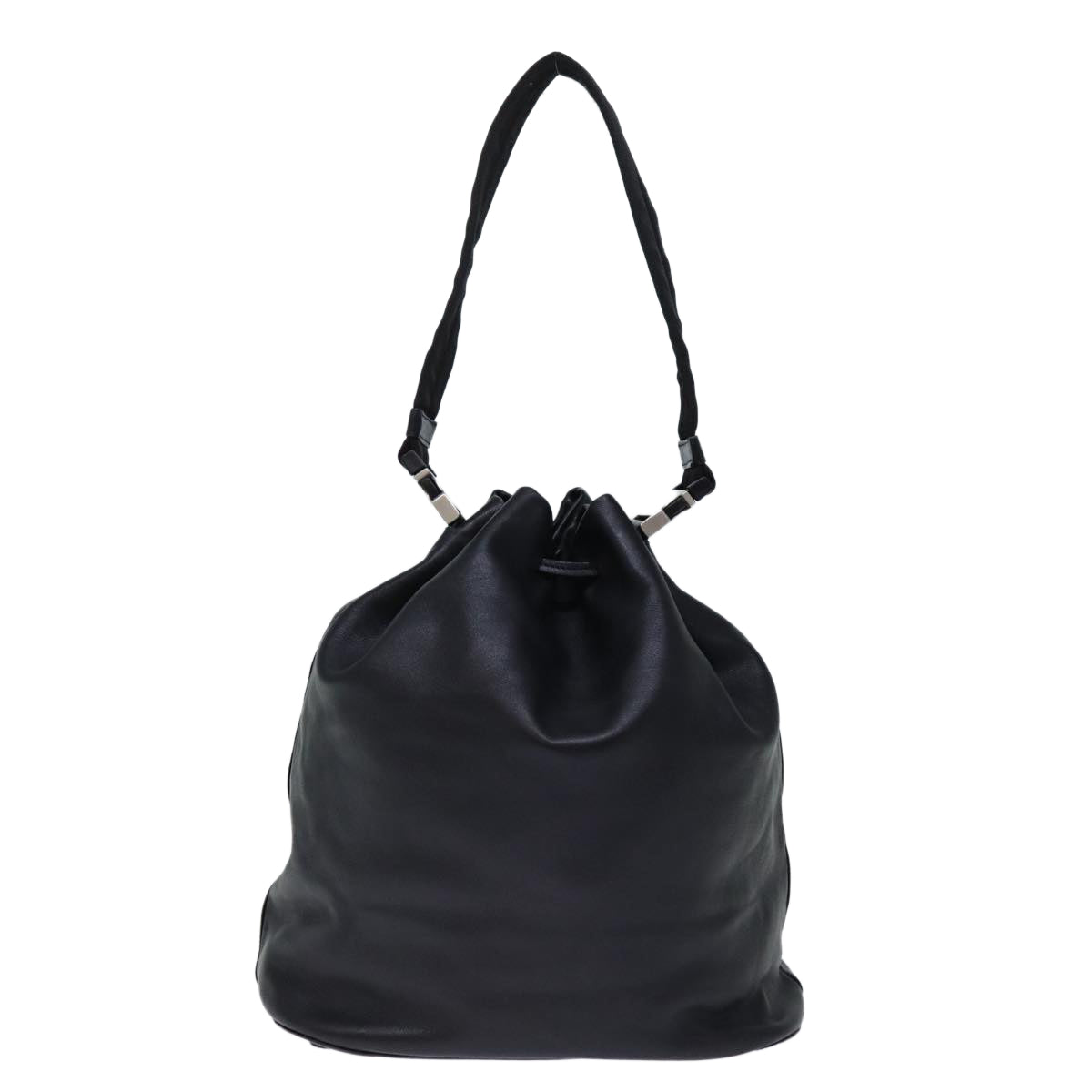 Luxury PradaShoulder Bag Leather Black ki4379