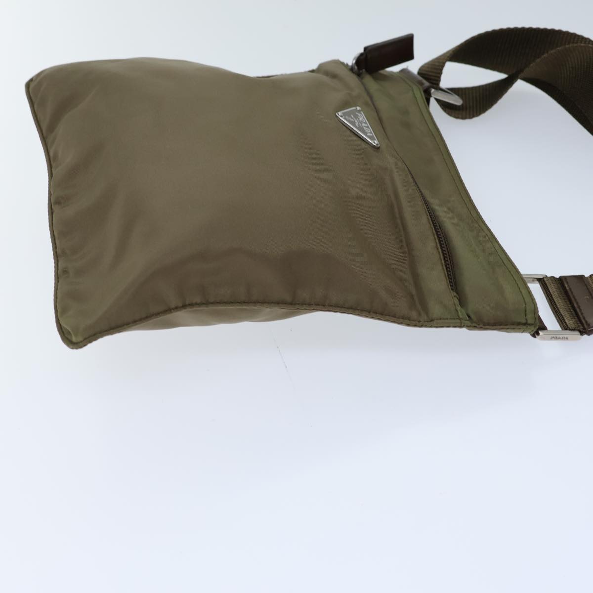 Luxury PradaShoulder Bag Nylon Khaki ki4387