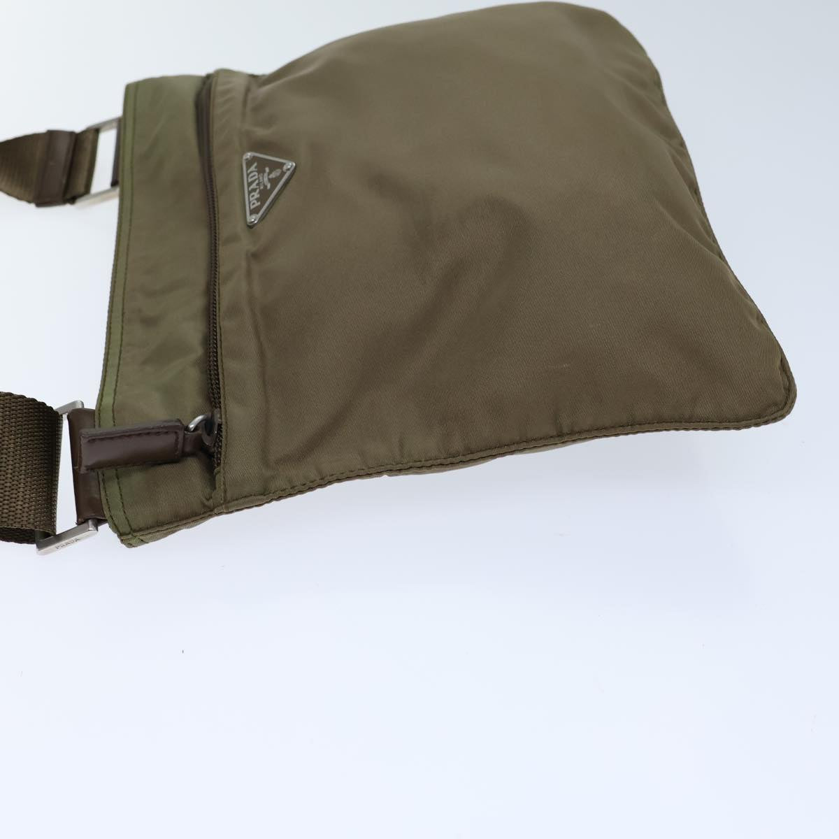 Luxury PradaShoulder Bag Nylon Khaki ki4387