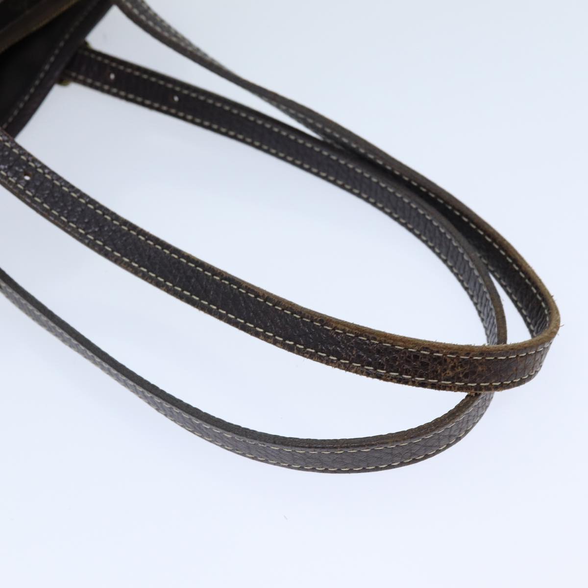 LOUIS VUITTON Monogram Mini Lin Bucket PM Shoulder Bag Brown M95226 ki4480