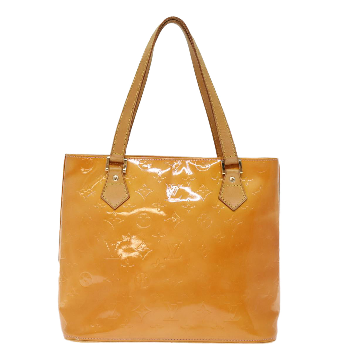 LOUIS VUITTON Monogram Vernis Houston Bag Marshmallow Pink M91302 LV ki4487