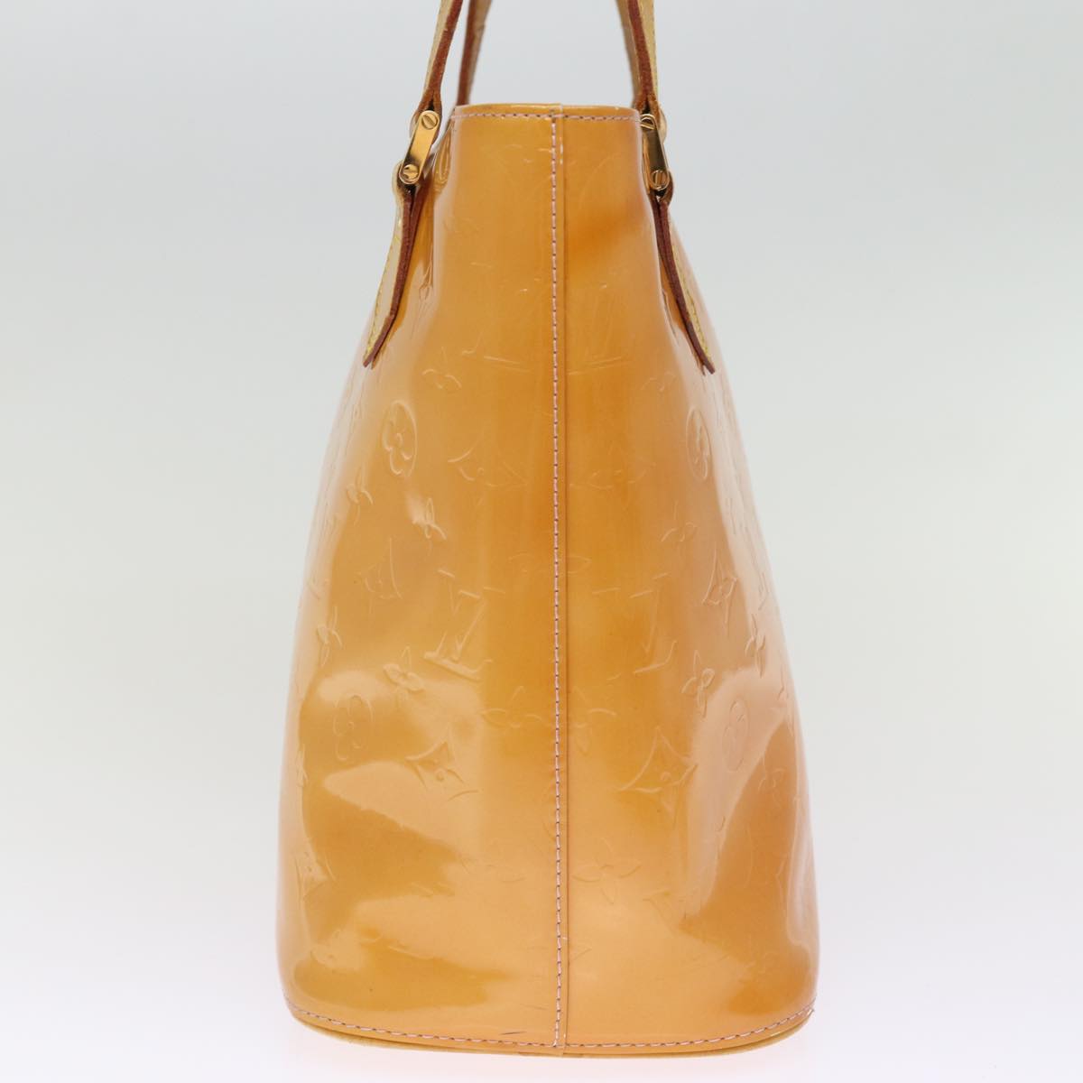 LOUIS VUITTON Monogram Vernis Houston Bag Marshmallow Pink M91302 LV ki4487
