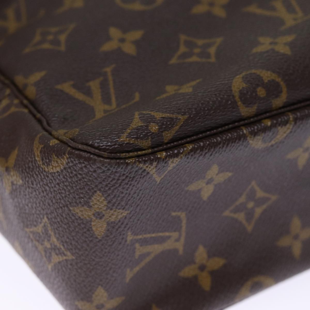 LOUIS VUITTON Monogram Trousse Toilette 28 Clutch Bag M47522 LV ki4493