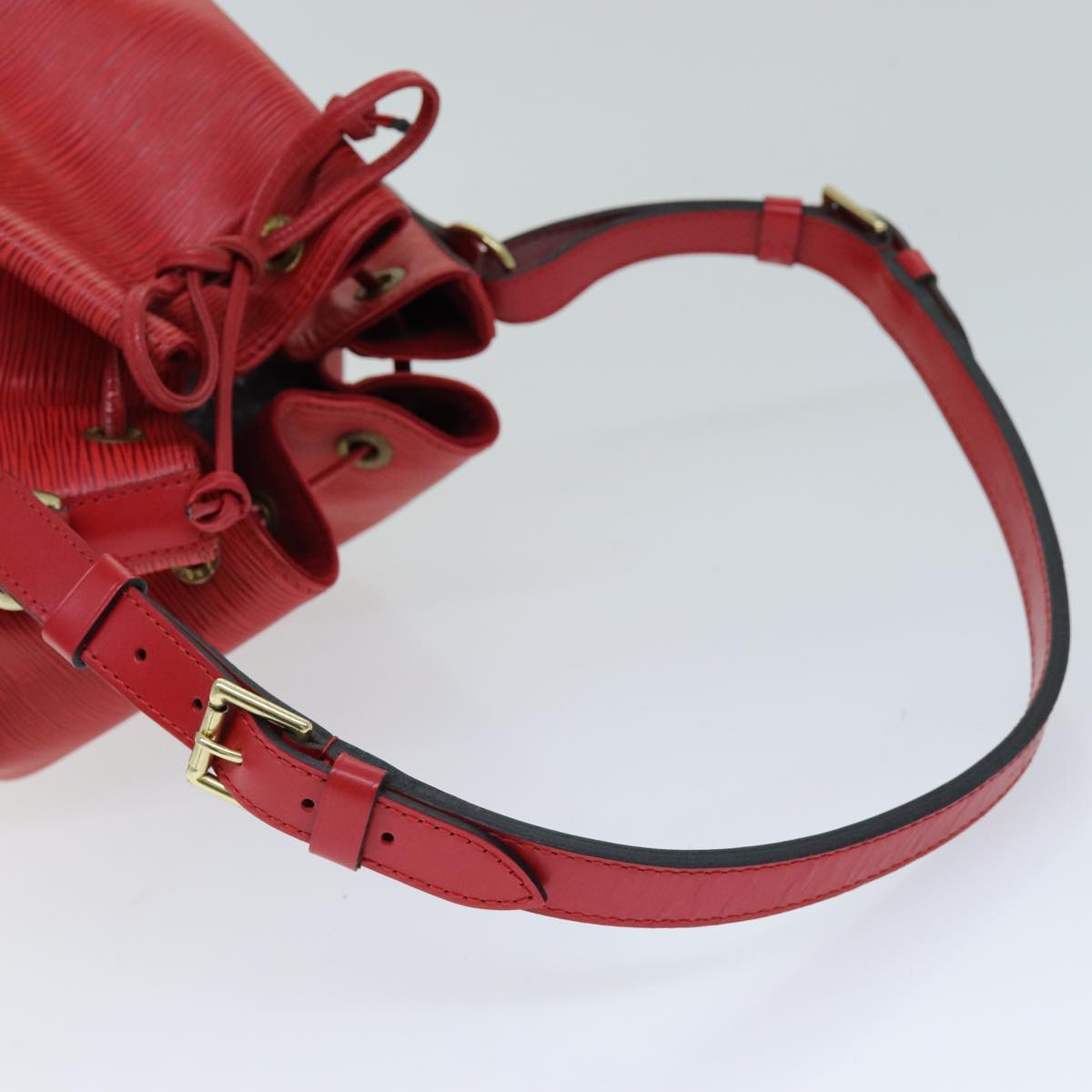 LOUIS VUITTON Epi Noe Shoulder Bag Red M44007 LV ki4494