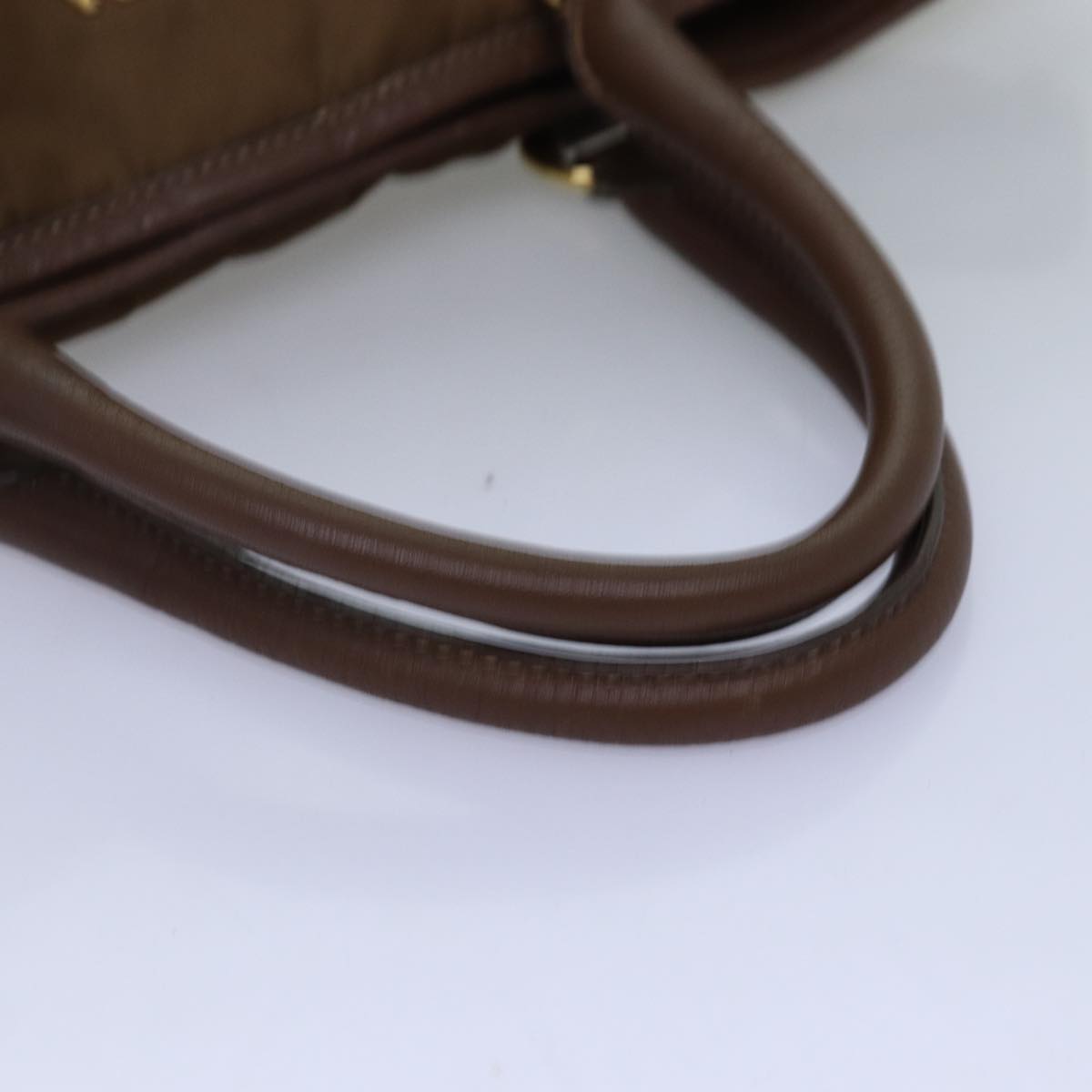 Luxury PradaTote Bag Nylon 2way Brown ki4513