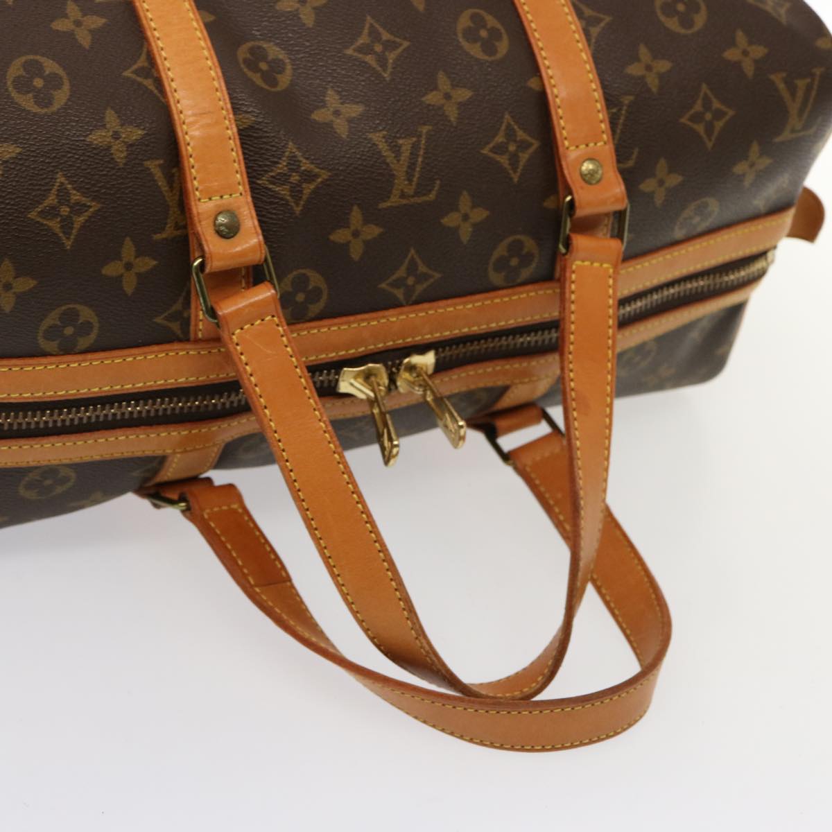 LOUIS VUITTON Monogram Sac Souple 35 Boston Bag M41626 LV ki4514