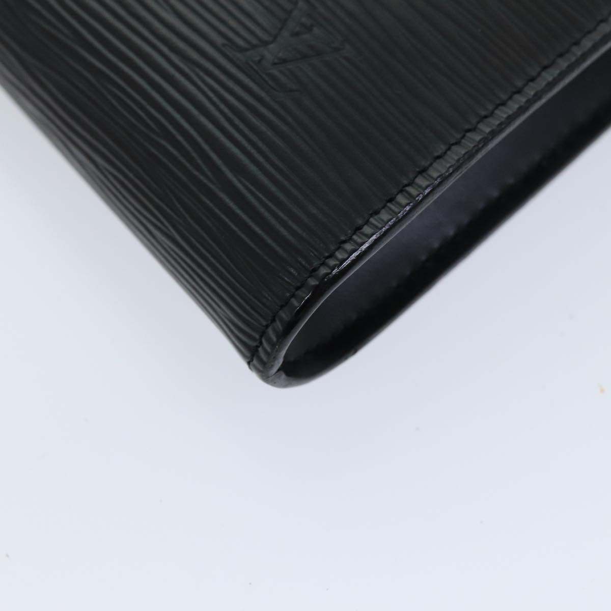 LOUIS VUITTON Epi Pochette Accessoires Pouch Black M52982 LV ki4515