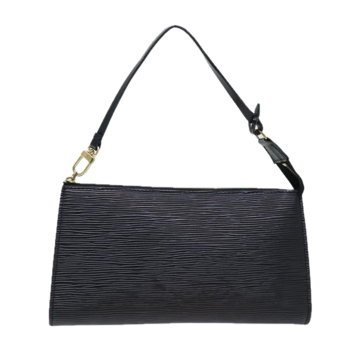 LOUIS VUITTON Epi Pochette Accessoires Pouch Black M52982 LV ki4515