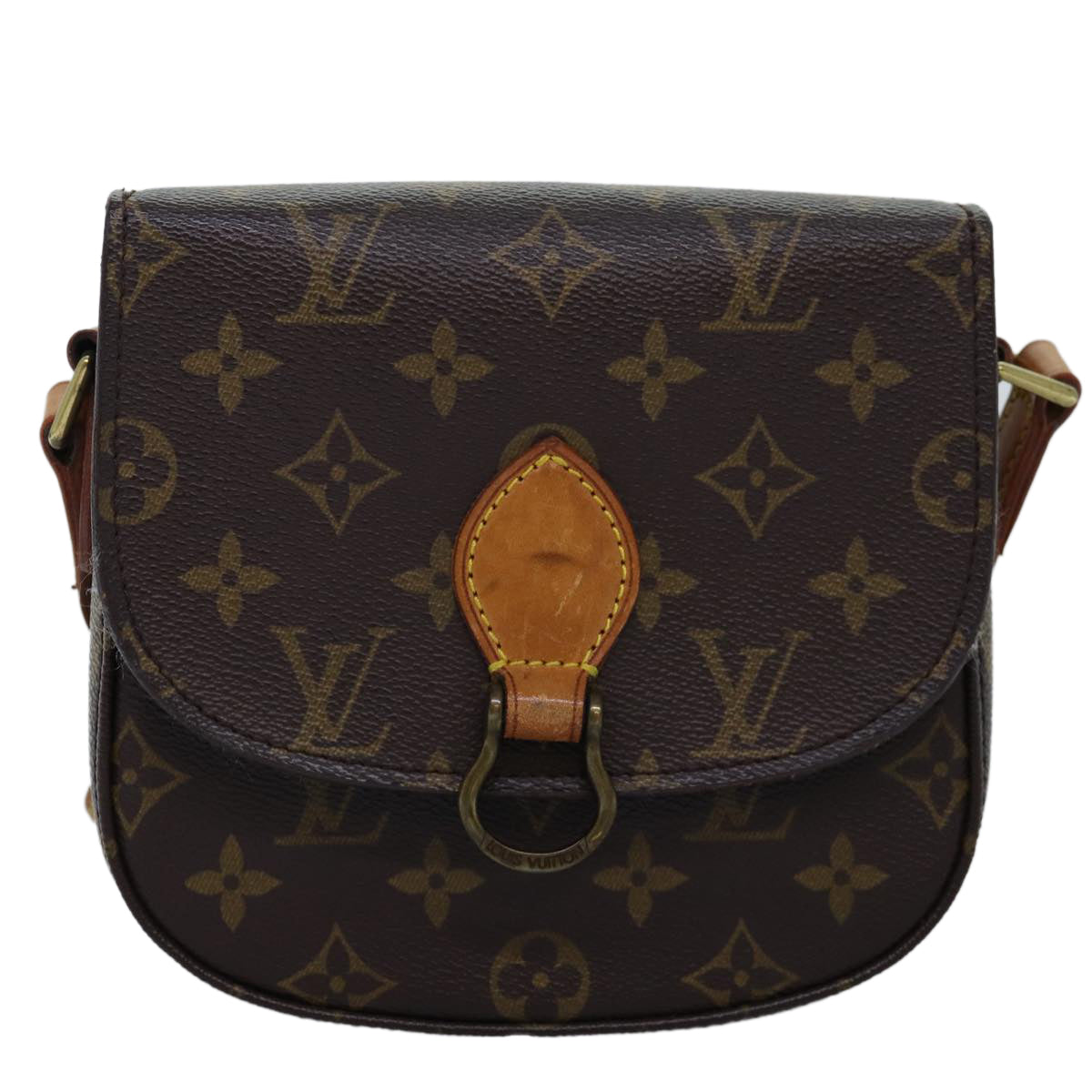 LOUIS VUITTON Monogram Saint Cloud PM Shoulder Bag M51244 ki4525