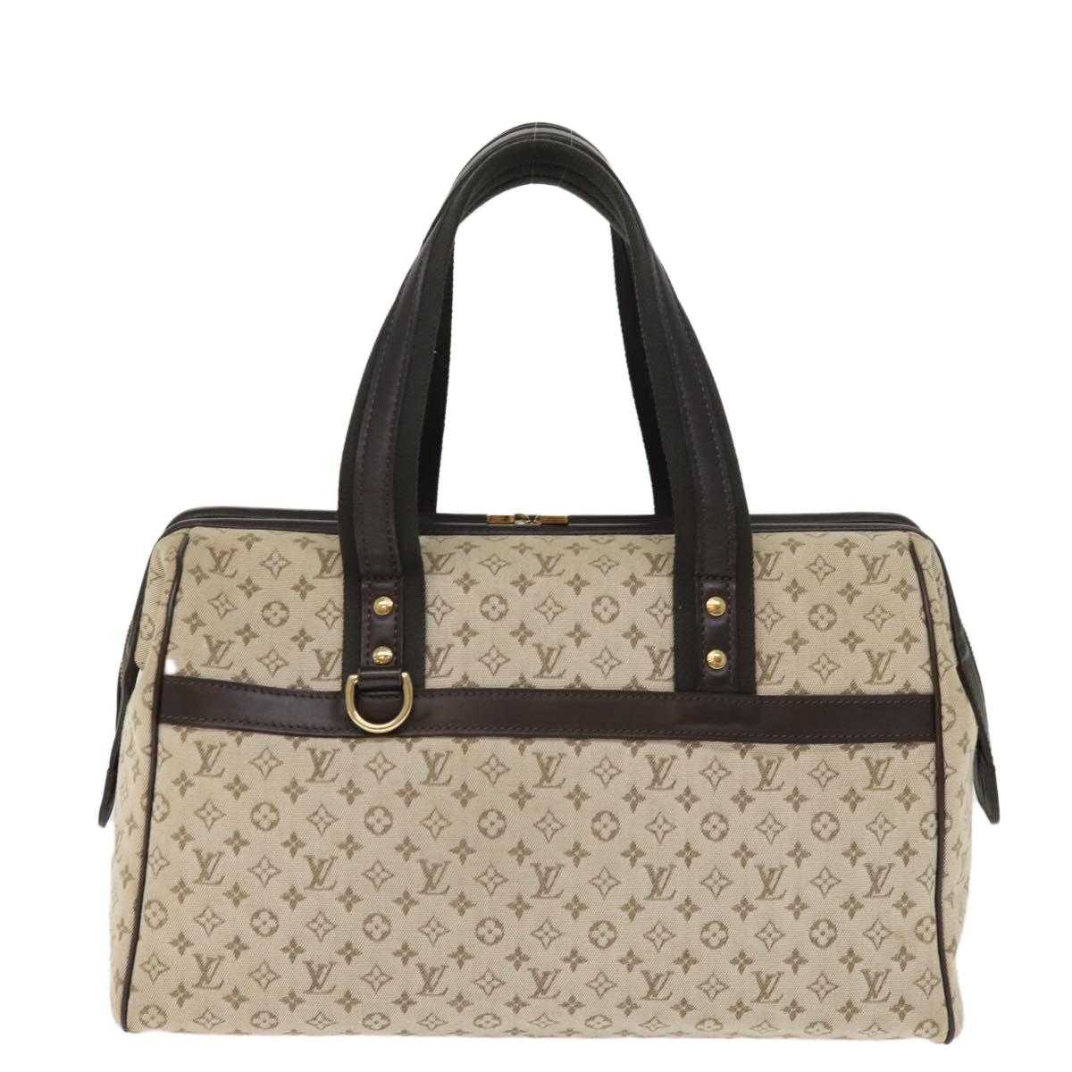 LOUIS VUITTON Monogram Mini Josephine GM Hand Bag Khaki M92310 LV ki4533