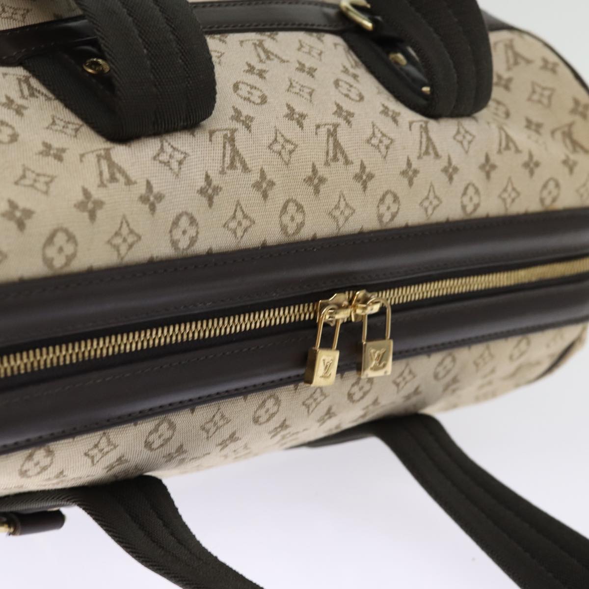 LOUIS VUITTON Monogram Mini Josephine GM Hand Bag Khaki M92310 LV ki4533