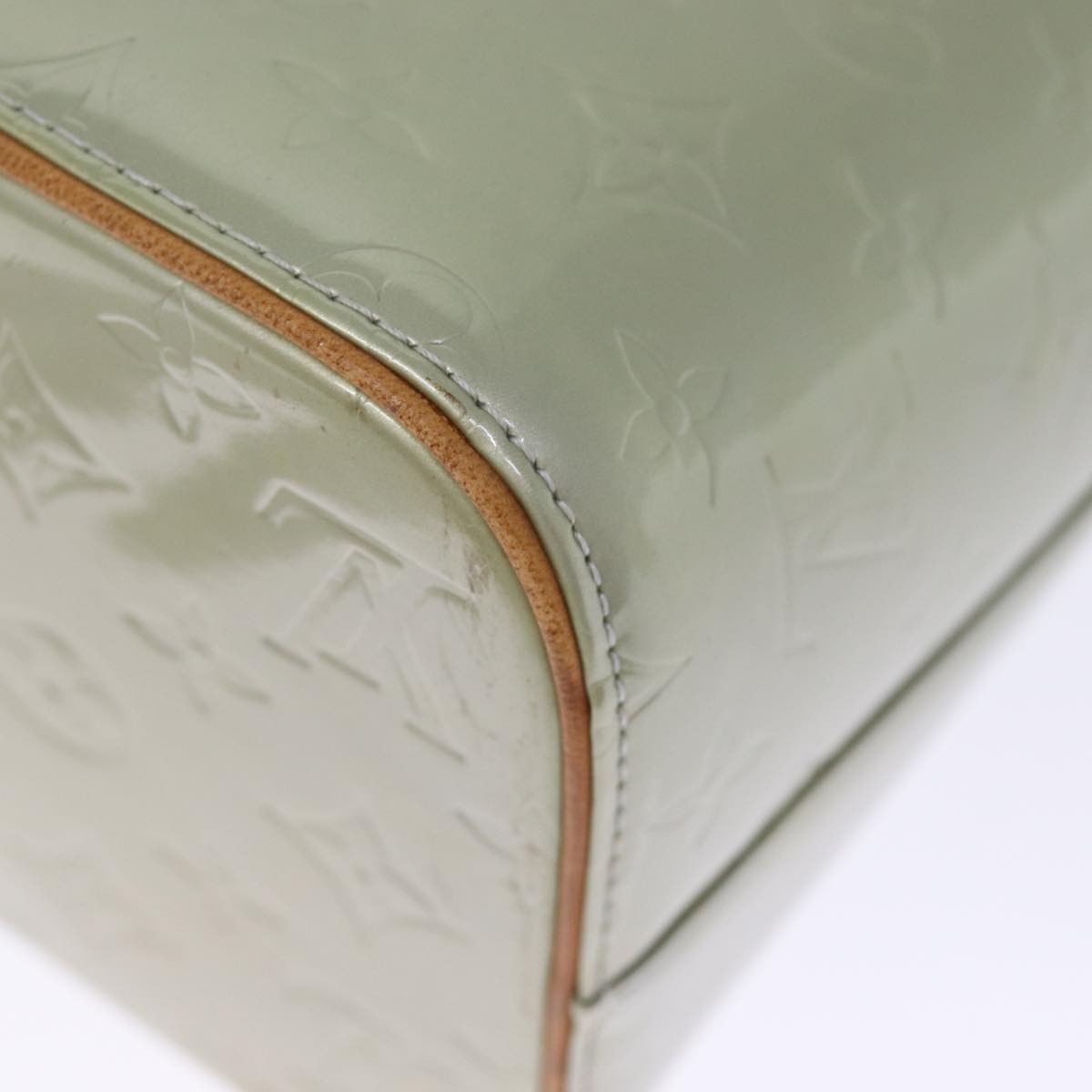 LOUIS VUITTON Monogram Vernis Houston Hand Bag Gris M91053 LV ki4535