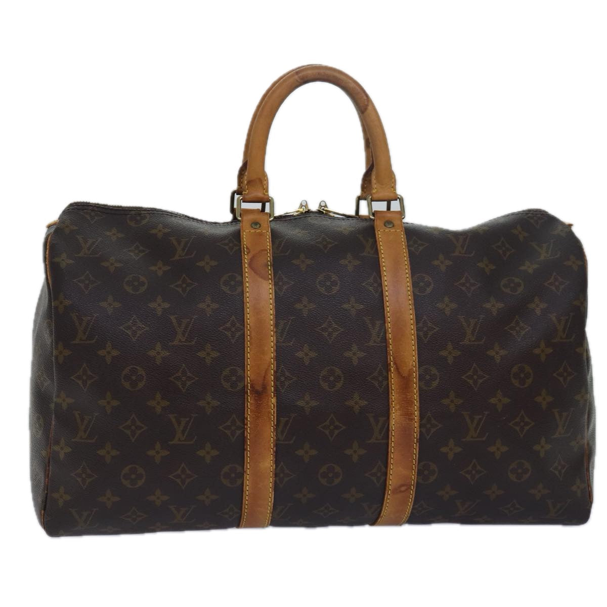 LOUIS VUITTON Monogram Keepall 45 Boston Bag M41428 LV ki4639