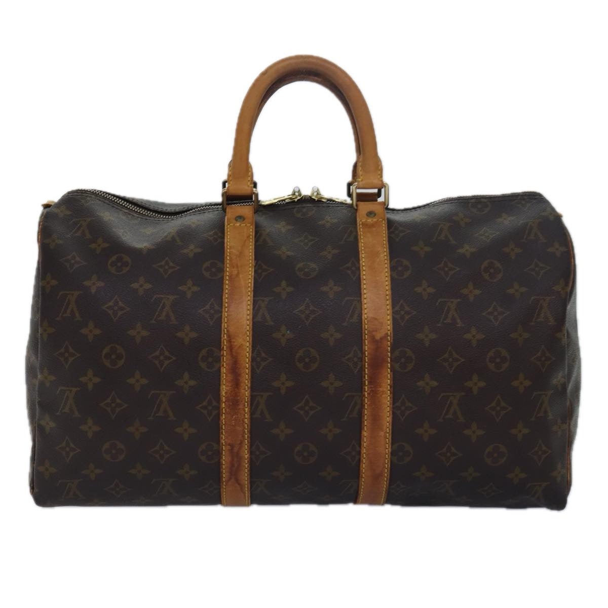 LOUIS VUITTON Monogram Keepall 45 Boston Bag M41428 LV ki4639