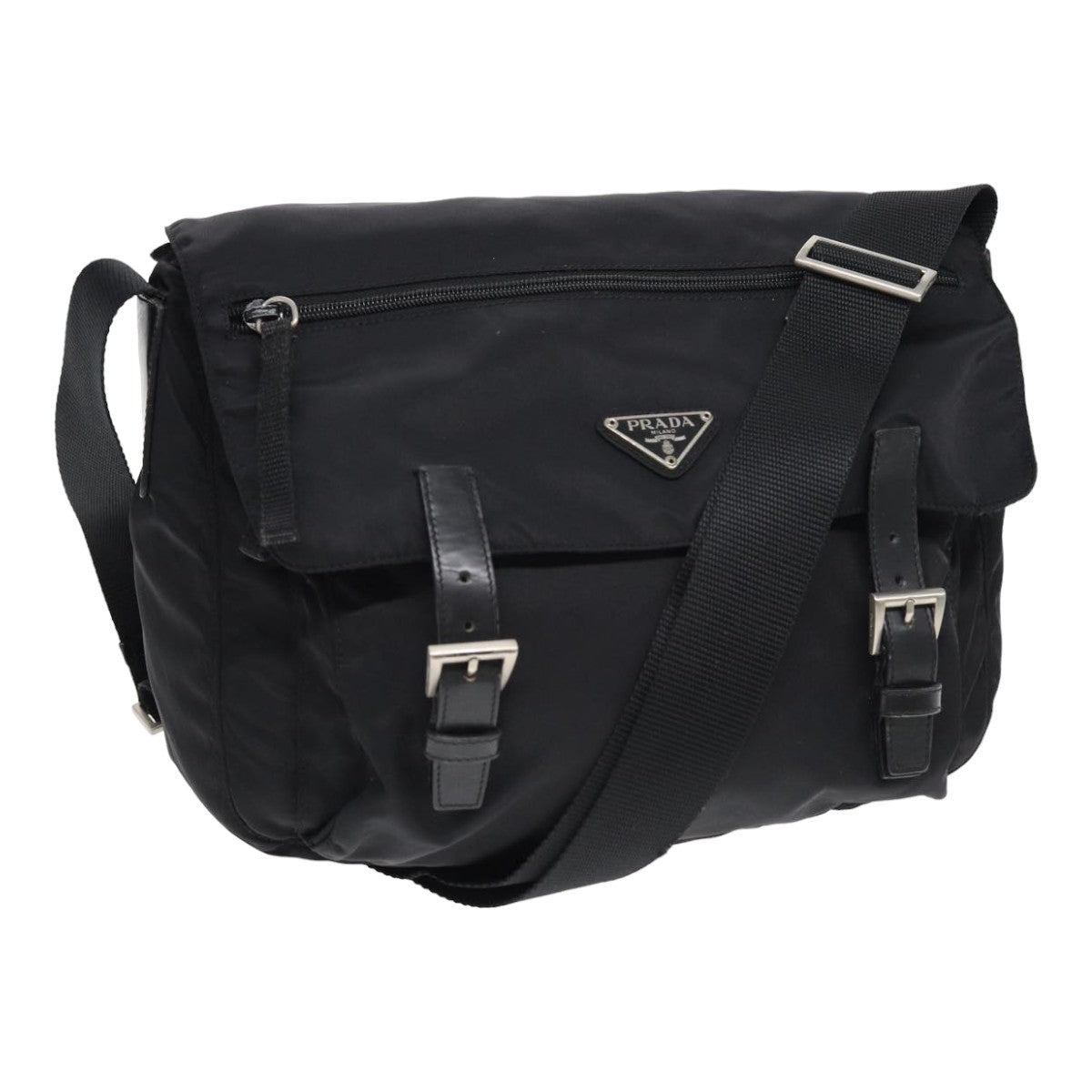 Luxury Prada Shoulder Bag Nylon Black  ki4685