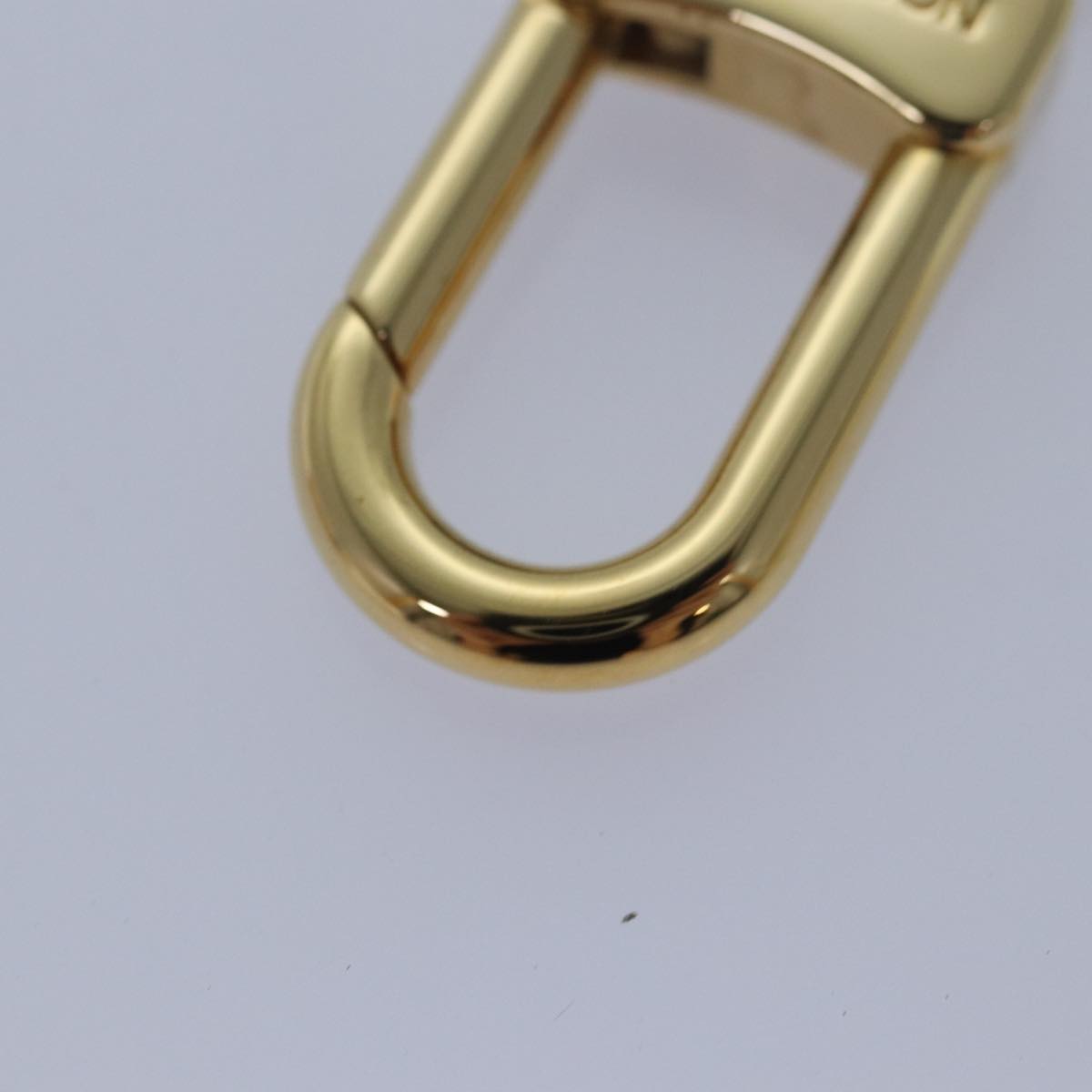 LOUIS VUITTON Anneau Cles Key Holder metal Gold Tone LV ki4686
