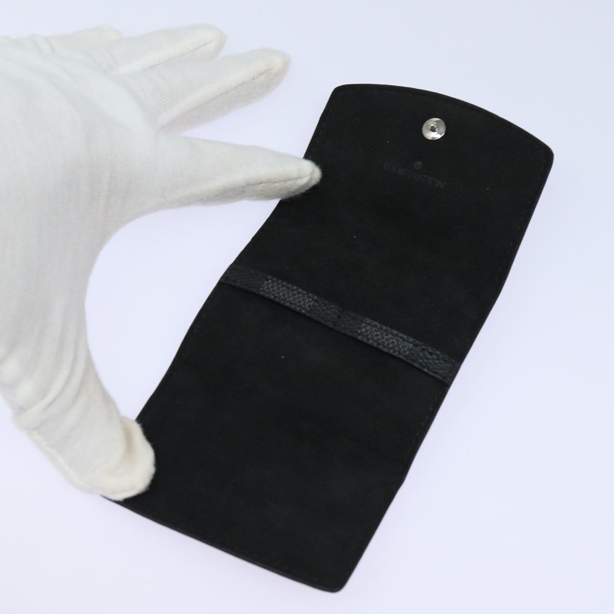 LOUIS VUITTON Damier Graphite Cuff Case LV ki4694