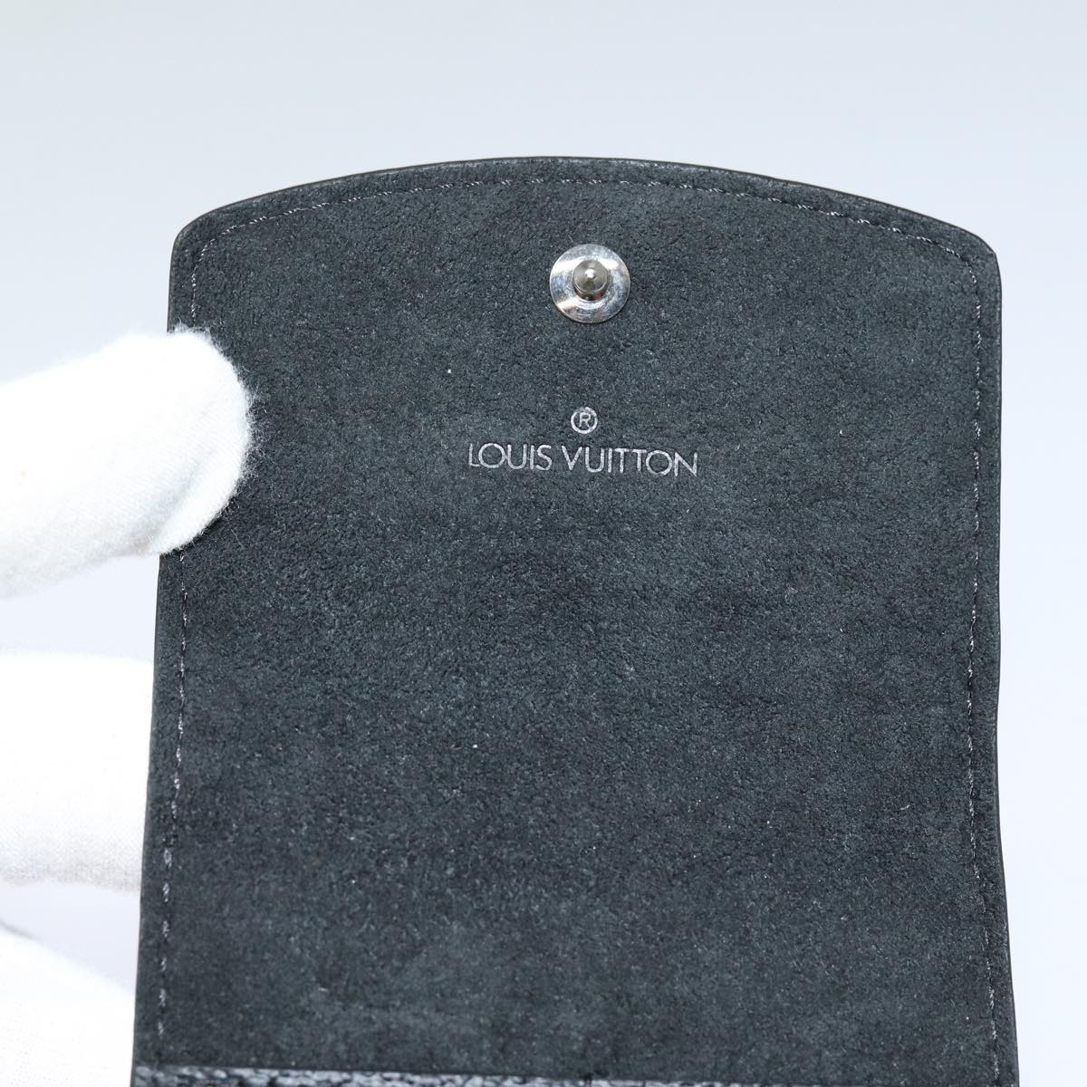 LOUIS VUITTON Damier Graphite Cuff Case LV ki4694