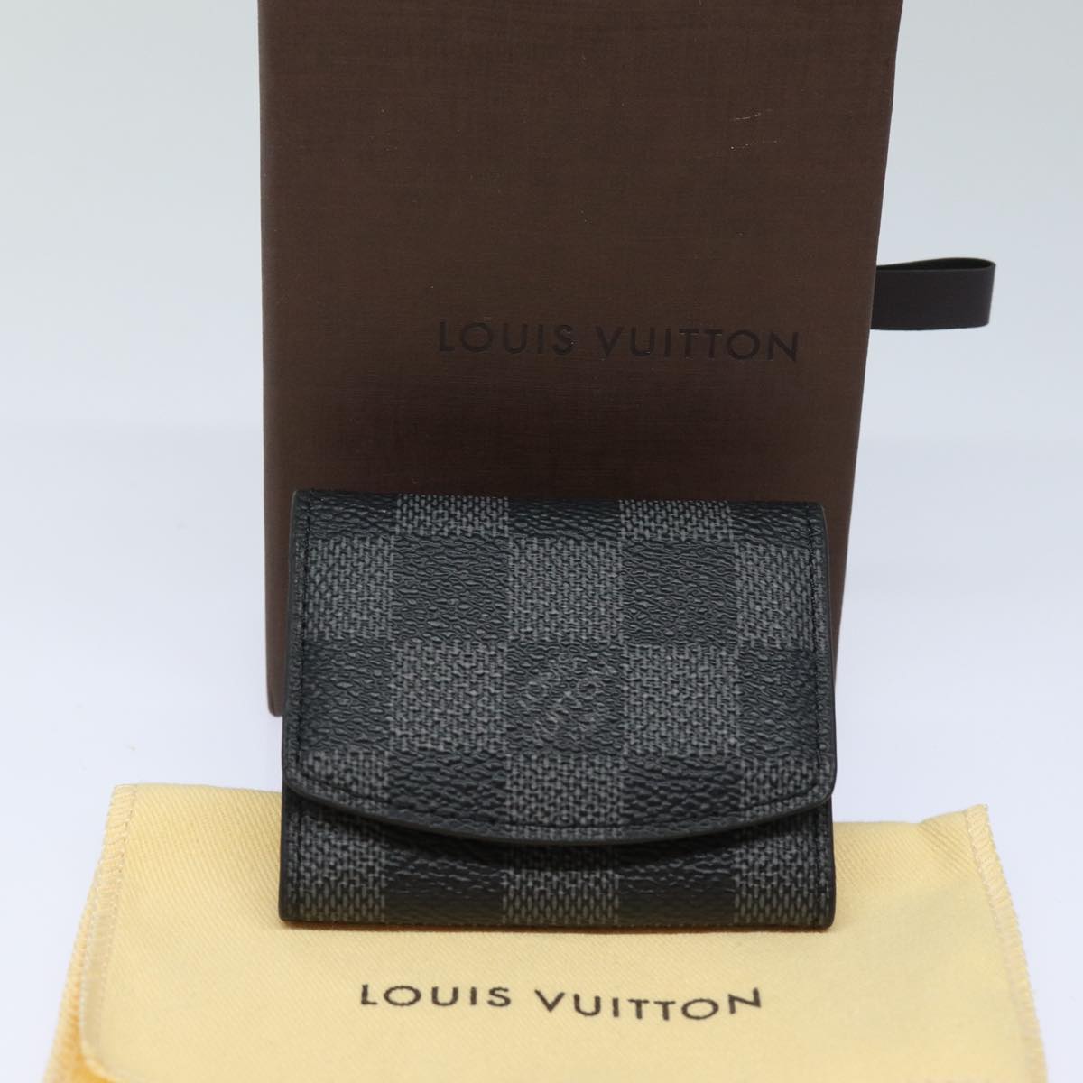 LOUIS VUITTON Damier Graphite Cuff Case LV ki4694