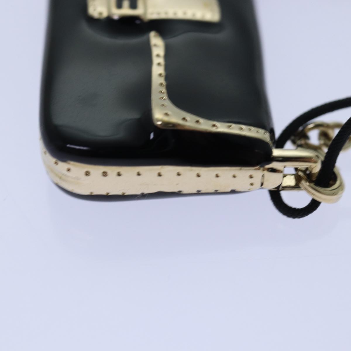 Luxury Fendi Mamma Baguette Motif Charm Blackki4706