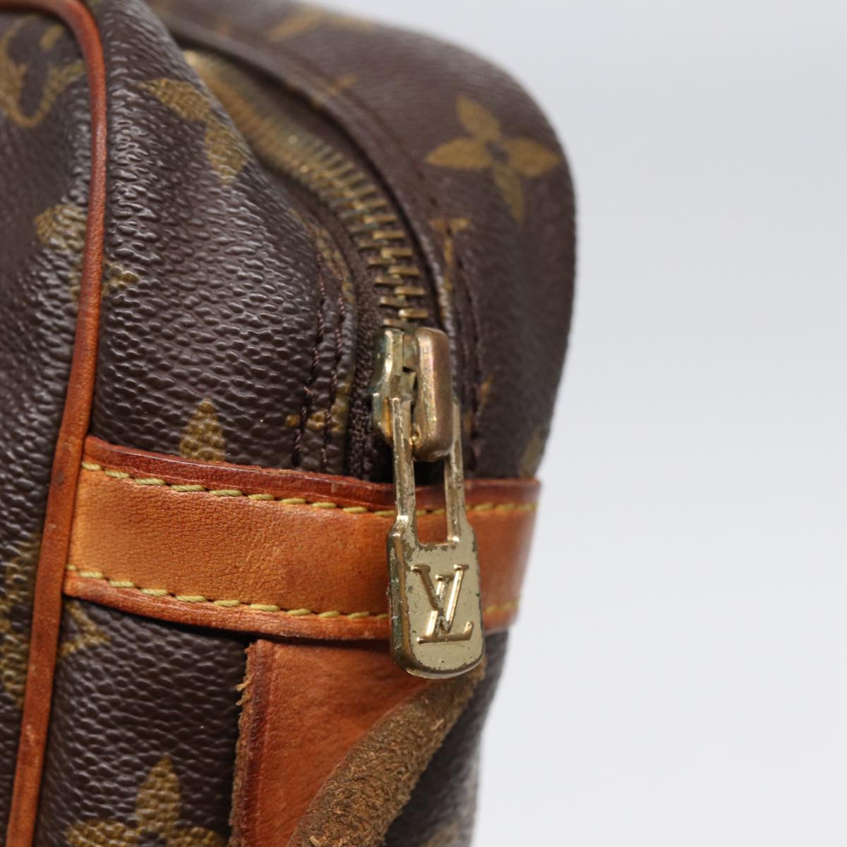 LOUIS VUITTON Monogram Compiegne 28 Clutch Bag M51845 LV ki4774