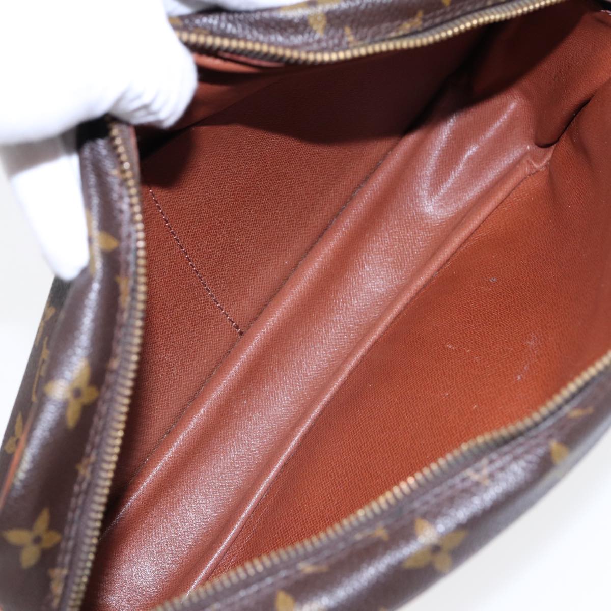 LOUIS VUITTON Monogram Compiegne 28 Clutch Bag M51845 LV ki4774