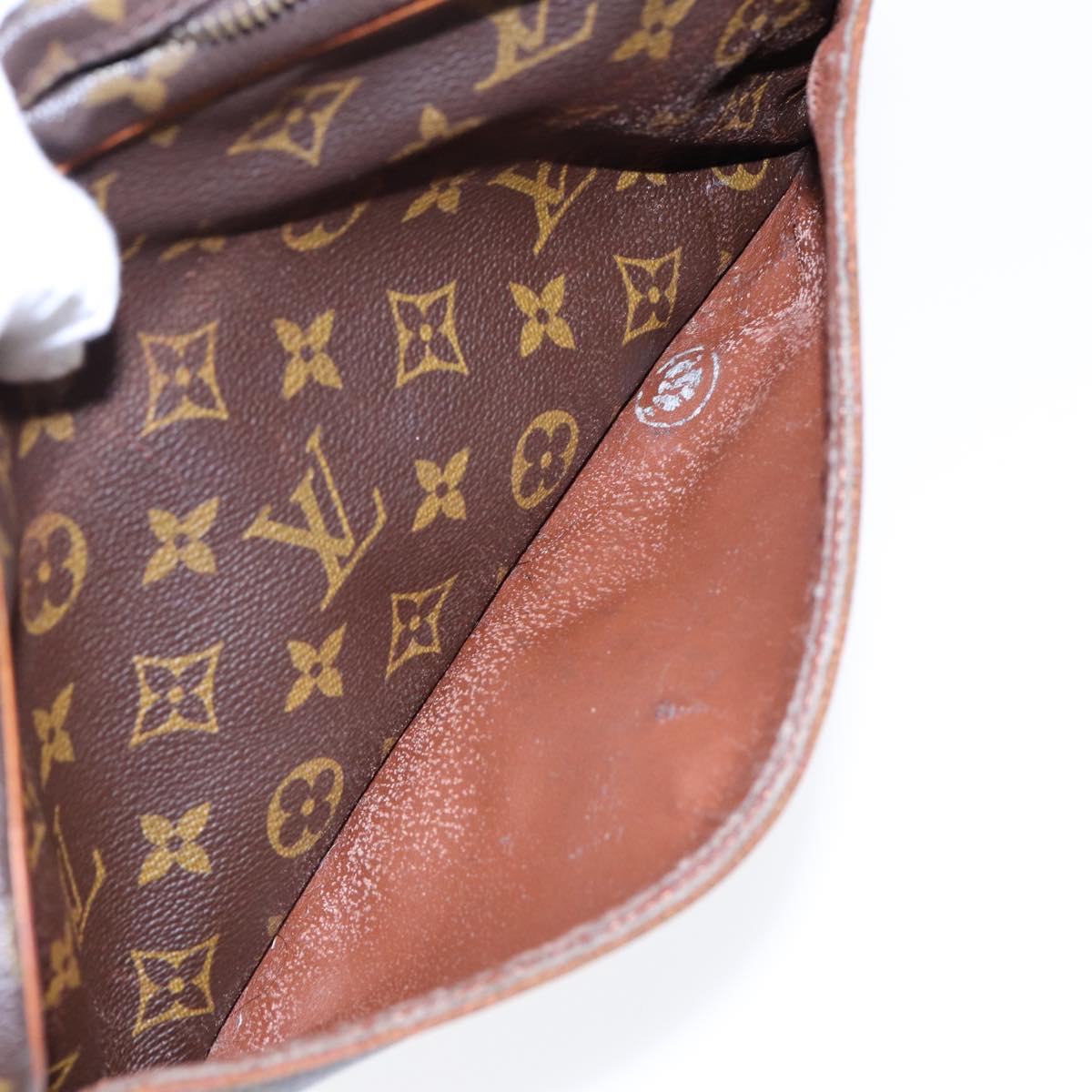 LOUIS VUITTON Monogram Compiegne 28 Clutch Bag M51845 LV ki4774