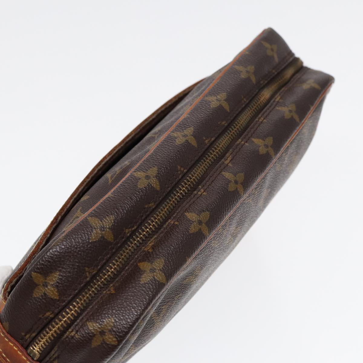LOUIS VUITTON Monogram Compiegne 28 Clutch Bag M51845 LV ki4774