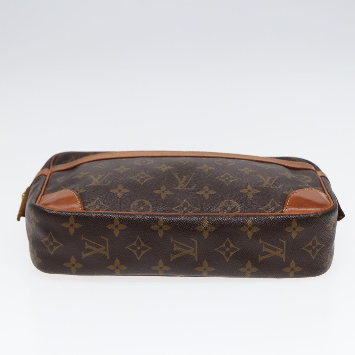 LOUIS VUITTON Monogram Compiegne 28 Clutch Bag M51845 LV ki4774