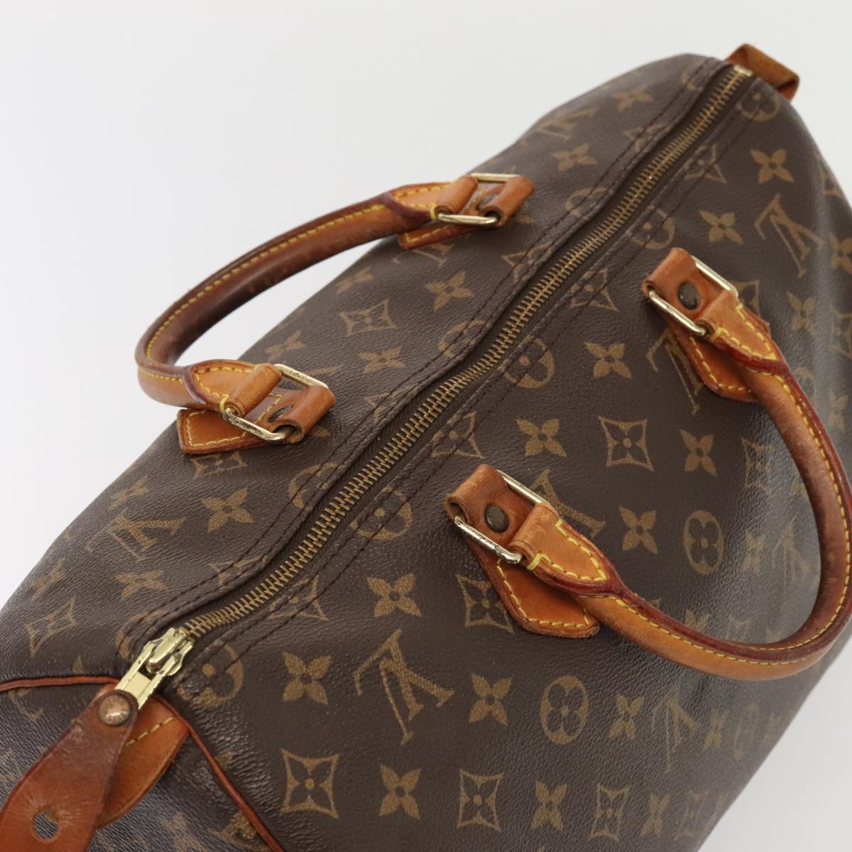LOUIS VUITTON Monogram Speedy 35 Hand Bag M41524 LV ki4806